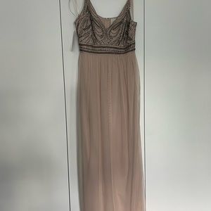 BHLDN Blush Beaded Dress